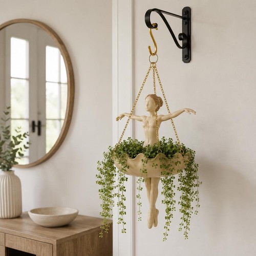 Resin ballet dancer hanging - resin,