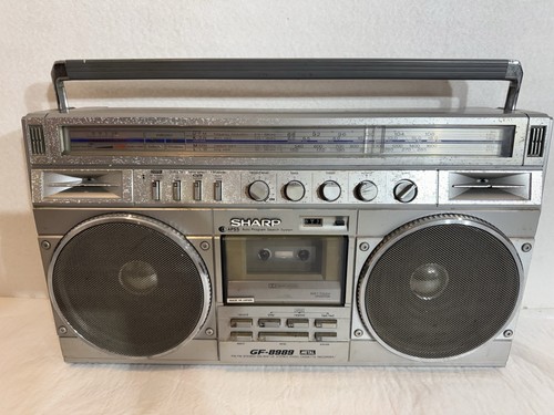 Sharp 8989e vintage boombox - gf-8989e,