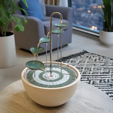 HYDRIA Verdigris Leaf Cascade