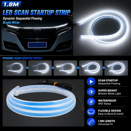 Led white scan startup - led,