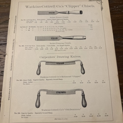 Vtg chisels tool clipper - vtg,