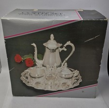 Vintage Silver Plate 4 Piece