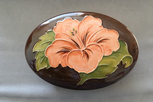 Moorcroft vintage oval lidded - oval,