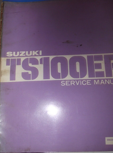 Suzuki ts100er manual 1981 - suzuki,