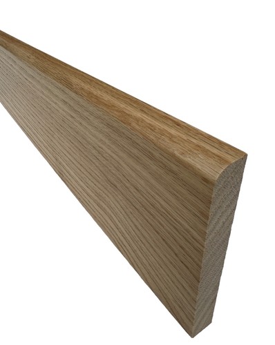 Solid oak sapele skirting - or,