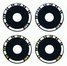 Sticker for ferret finder wheel (terrier locator dial waterproof vinyl)