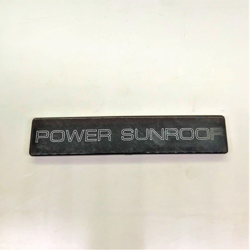 Power sunroof cover trim - trim, for