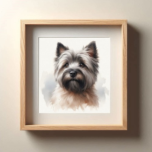 Cairn terrier dog wall art - cairn,