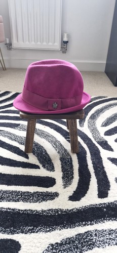 Christys magenta fedora wool - christys',
