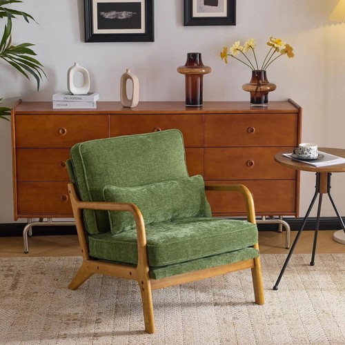 Mid century style olive green - style,