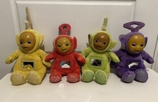 Teletubbies Vintage Set 1996 With Sounds, Hard Faces