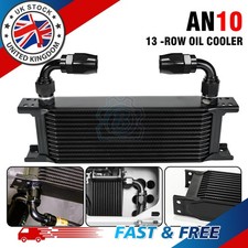 Upg 13 Row Universal Aluminum Engine & Transmission Oil Cooler & -10 AN Fitting
