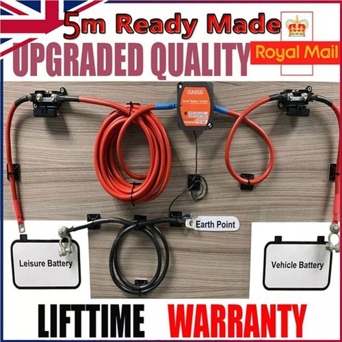 Split charge relay kit starter - charge,
