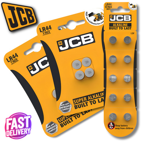 Lr44 jcb batteries button - lr44,
