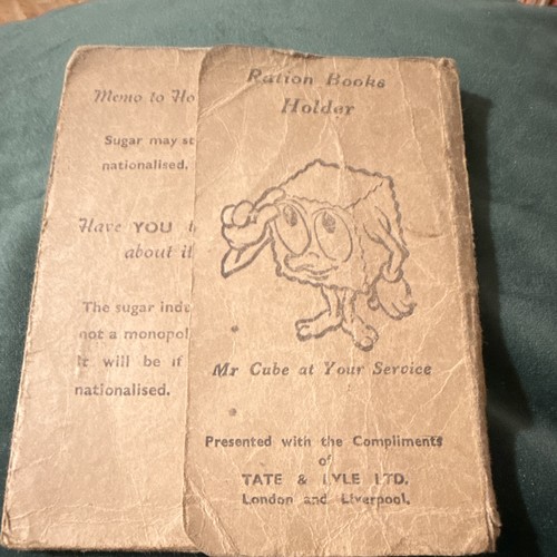 Ministry food ration book - of,