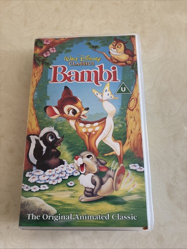 Disney vhs video tapes - disney, walt