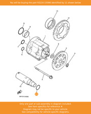 YAMAHA O-ring, 93210-15566 OEM VMAX XJR1300 TDR250 FJ1200 TZR250 FZR1000 FJR1300