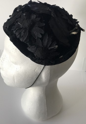 Vintage 40s 50s black - 50s, velvet