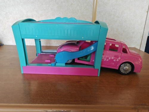Polly pocket pink - pink, garage