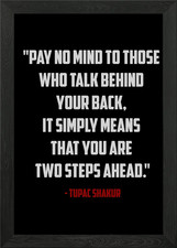 Tupac Shakur Framed Wall Art