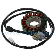 Motorcycle stator coil for