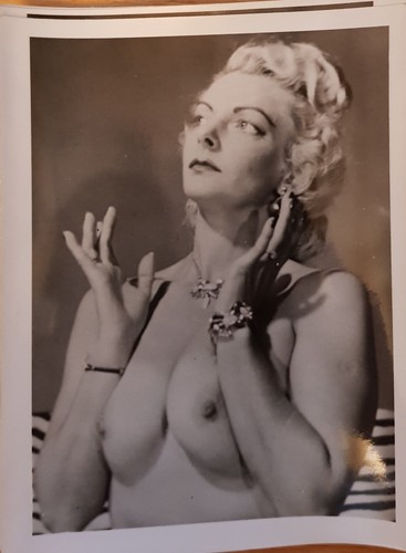 Vintage risque art nude - art,