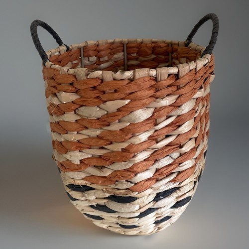 Wicker storage basket - basket, water