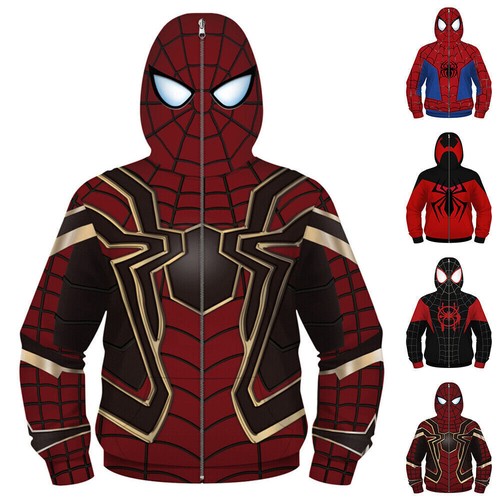 Spiderman full zip hoodie - full,