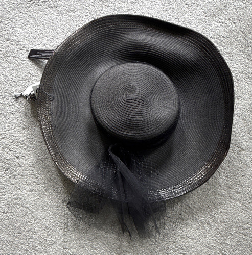 Debenhams black sinamay wide - debenhams,