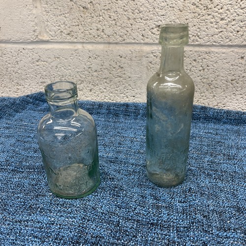 Vintage glass bottles - ,