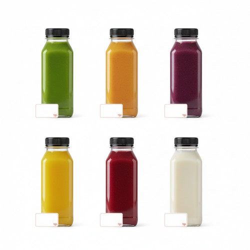 Tec 500ml juice bottles square - tec,
