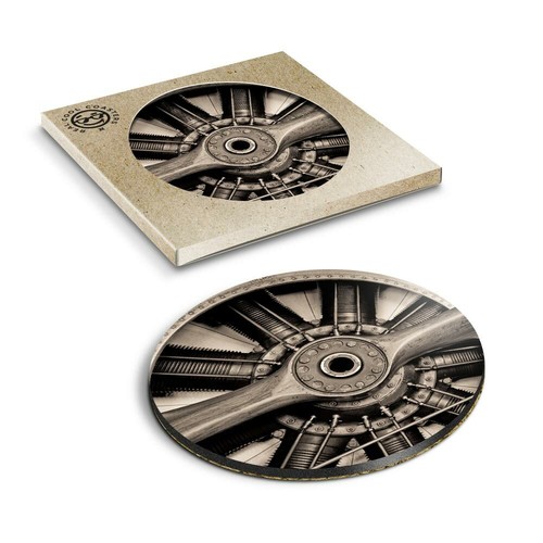Boxed round coasters - round,