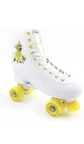 Floral quad roller skates - quad,
