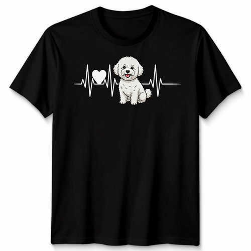 Bichon frise heartbeat dog - bichon,