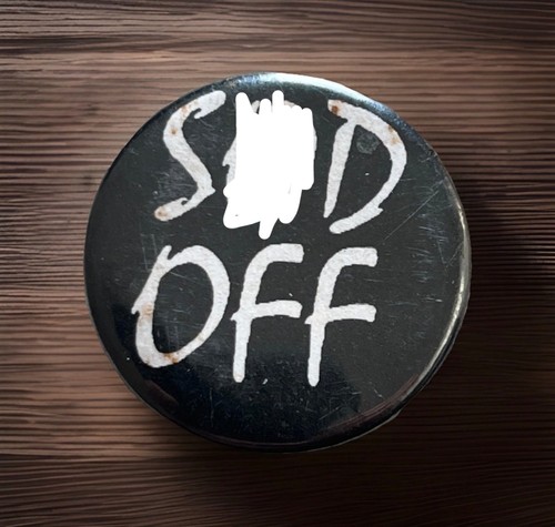 Vintage d off button - vintage, 90’s