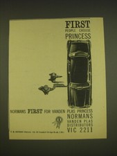 1963 Normans Vanden Plas Princess Ad - First people choose Princess