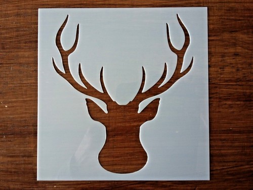 Deer antlers stencil - antlers, 130mm