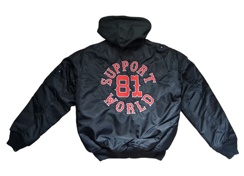 Support hooded bomber - support,