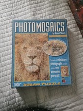 PHOTOMOSAICS 1000 PIECE JIGSAW LION by ROBERT SILVERS ~ NEW & SEALED