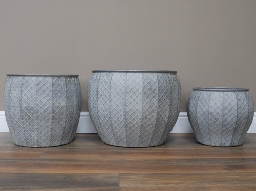Set galvanised metal - 3,
