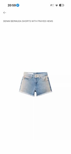 Zara girls shorts - zara,