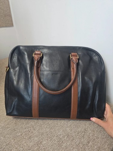 Fossil black evan leather - fossil,