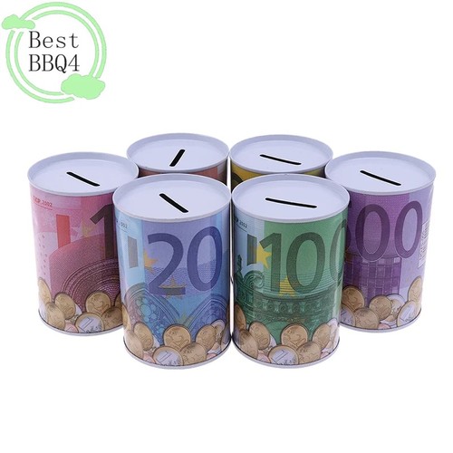 Money box tin 10 20 - money,