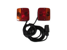 Magnetic Rear Trailer Lights 10M Cable (Tail Lamps Towing Caravan 7 Pin)