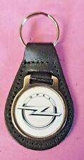 OPEL CAR AUTOMOTIVE MEMORABILIA COLLECTIBLE KEY FOB KEY RING LEATHER