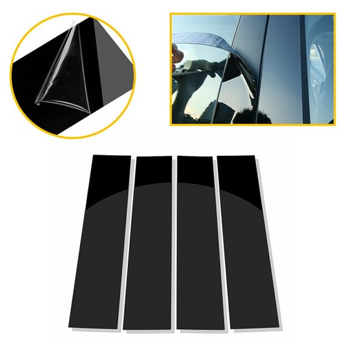 Glossy black pillar post door - glossy,
