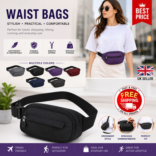Waist bum bag unisex men - waist,