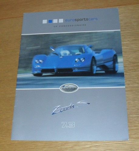 Zonda brochure 2002 2003 - zonda, 2002-2003