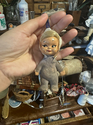 Vintage small cloth baby - cloth,