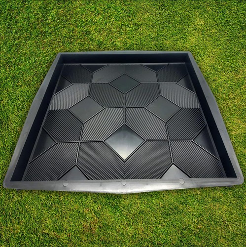 Plastic molds concrete patio - molds,